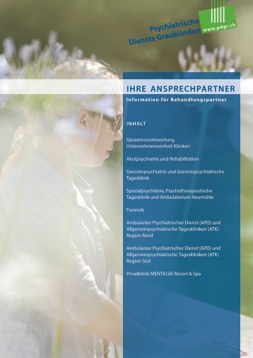 Ansprechpartner in den PDGR - Information für Zuweiser (PDF)