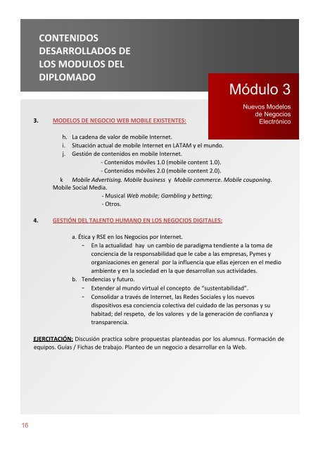 DIPLOMADO EN COMERCIO ELECTRÓNICO