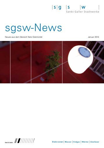 sgsw-info 2014 Nr. 8 (240 kB, PDF) - Sankt Galler Stadtwerke