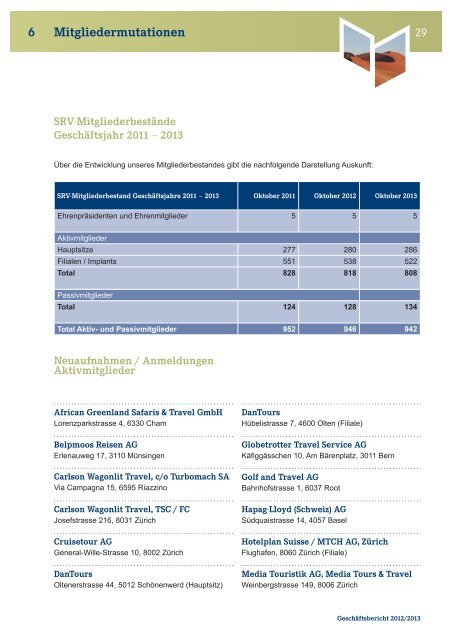 Geschäftsbericht 2012/2013 - srv