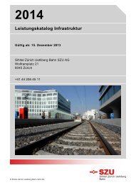 PDF 2014 - Sihltal Zürich Uetliberg Bahn SZU