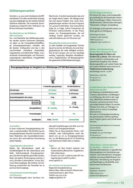 Nr. 1 – Februar 2013 - Gemeinde Thierachern