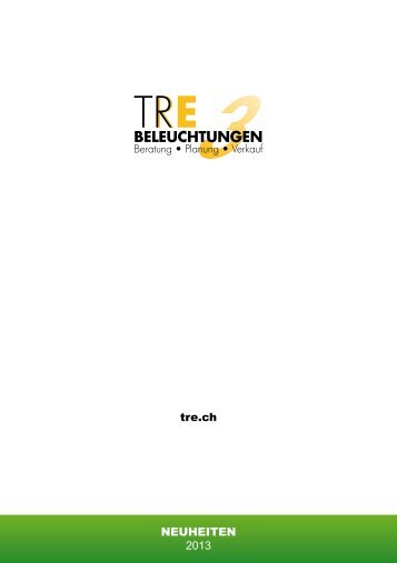 Neuheiten 2013 - PDF - TRE Beleuchtungen