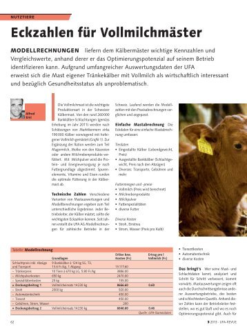 Eckzahlen für Vollmilchmäster (pdf / 166 KB) - UFA AG