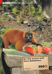 Masoala Bankettkarte [PDF, 256 KB] - Zoo Zürich