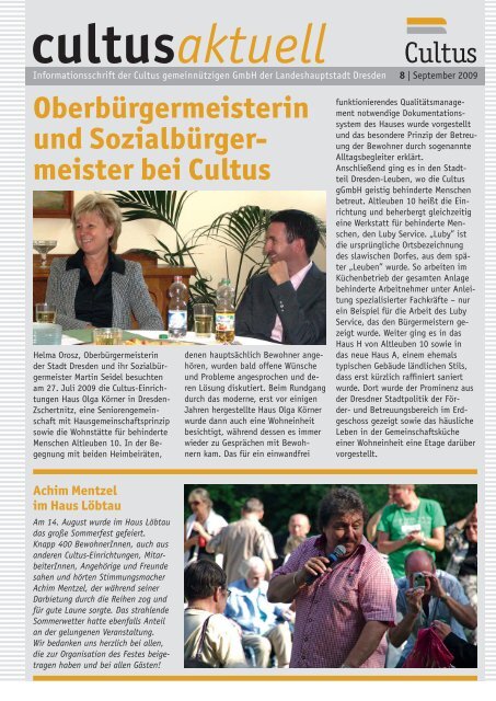 Olga Körner aktuell Cultus ggmbh Dresden