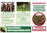 Zwangsbejagung ade - Initiative zur Abschaffung der Jagd