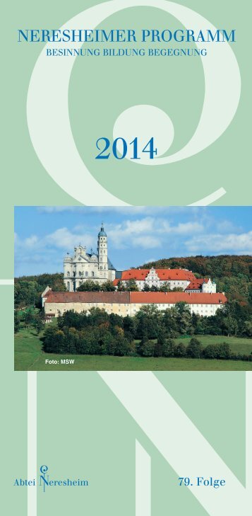 Neresheimer Programm 2014.pdf - Kloster Neresheim