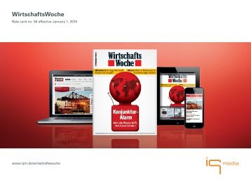 WirtschaftsWoche - IQ media marketing