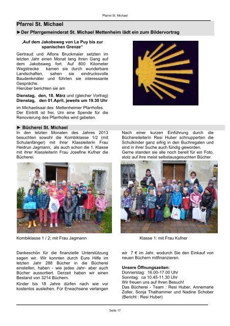 Mitteilungsblatt - Mettenheim