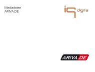 ARIVA.de - Mediadaten - IQ media marketing