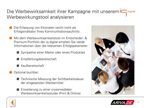 ARIVA.de - Mediadaten - IQ media marketing