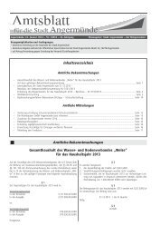 Amtsblatt für die Stadt Angermünde - Nr. 01/2014