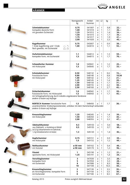 2013 SCHMIEDETECHNIK - ANGELE-Schmiedetechnik