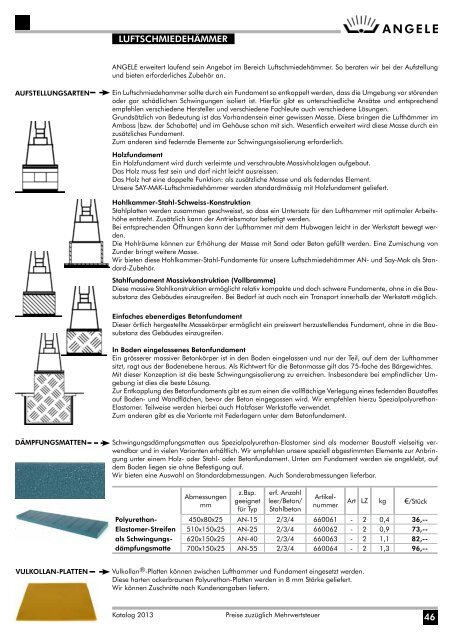 2013 SCHMIEDETECHNIK - ANGELE-Schmiedetechnik