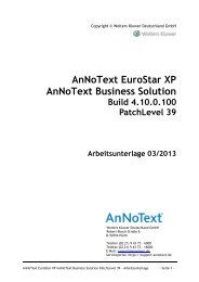AnNoText EuroStar XP AnNoText Business Solution