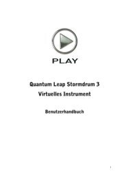 Quantum Leap Stormdrum 3 Handbuch - Best service