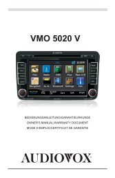 VMO 5020 V - Audiovox