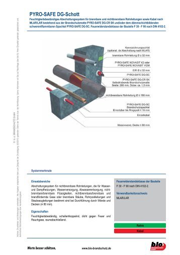 PYRO-SAFE DG-Schott - b.i.o. BRANDSCHUTZ GmbH