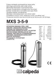 MXS 3-5-9 - Calpeda Pumpen Vertrieb