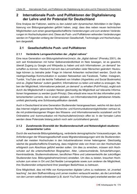 CHE AP 174 Digitalisierung der Lehre.pdf - Centrum für ...