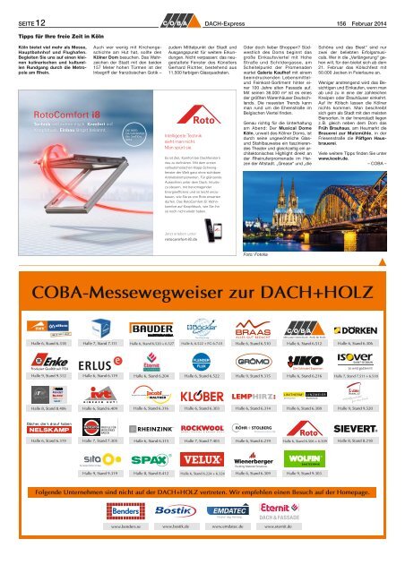 COBA-DACH-Express Ausgabe 156 (Februar 2014)