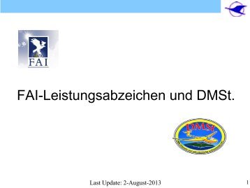 Präsentation - DAeC Deutscher Aeroclub