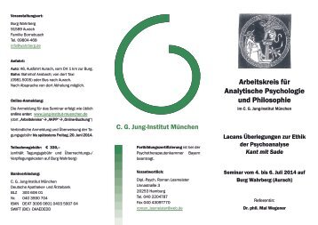 Arbeitskreis für Analytische Psychologie und Philosophie - DGPT