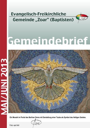 Gemeindebrief Mai/Juni 2013 - Evangelisch-Freikirchlichen ...