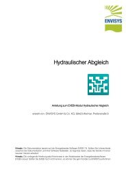 Hydraulischer Abgleich - ENVISYS