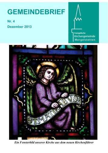 Dezember 2013 - Evangelische Kirchengemeinde Mergelstetten