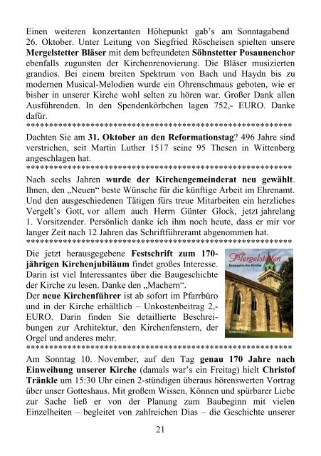 Dezember 2013 - Evangelische Kirchengemeinde Mergelstetten