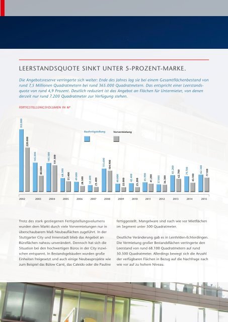 Ellwanger & Geiger Real Estate: Der Stuttgarter Büromarktbericht 2013 / 2014