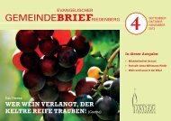 Gemeindebrief 4 September bis November 2013 - Evangelische ...