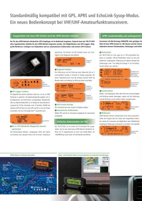 TM-D710GE - Funktechnik Dathe