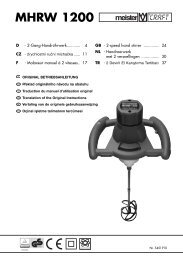 MHRW 1200 - Meister Werkzeuge