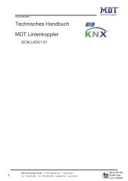 Technisches Handbuch MDT Linienkoppler