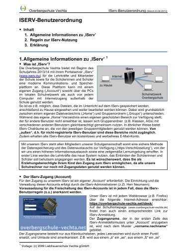 OVS IServ Benutzerordnung 2013 - Overbergschule Vechta