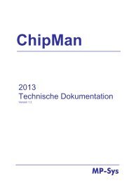 MP-Sys 2013 Technische Dokumentation - MP-Sys GmbH