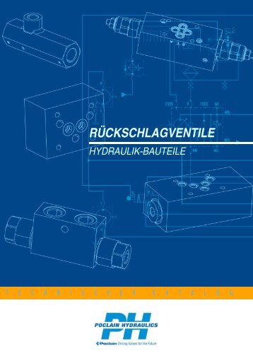 RÜCKSCHLAGVENTILE - Poclain Hydraulics