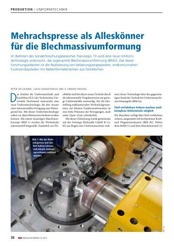 Mehrfachpresse als Alleskönner - bei SCHNUPP GmbH & Co ...