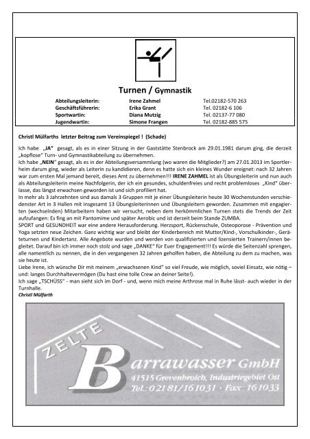 Leichtathletik - Sportgemeinschaft Neukirchen-Hülchrath e.V.