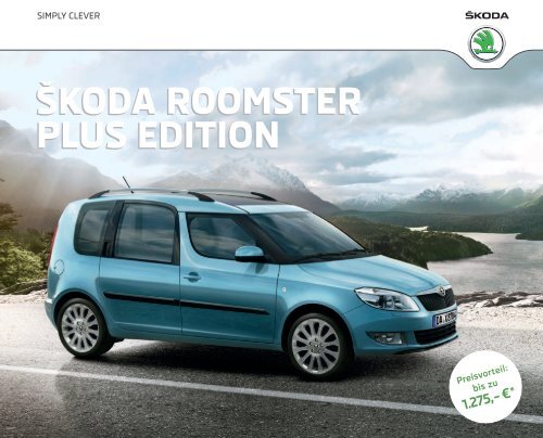 Roomster Plus Edition Broschüre/Preisliste - Skoda Auto