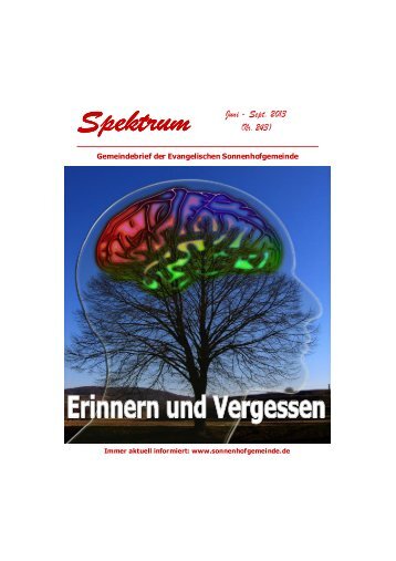 Ausgabe 2 - Sonnenhof-Gemeinde