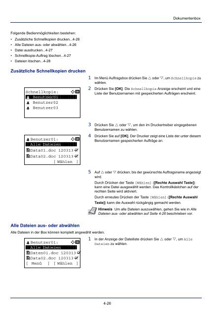 BeDIeNuNgs- ANleItuNg - Utax