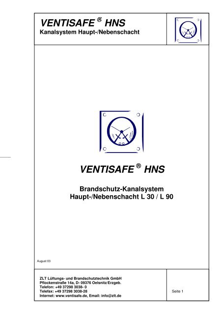 VENTISAFE HNS VENTISAFE HNS - ZLT Lüftungs