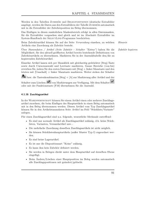 Handbuch Warenwirtschaft SelectLine (PDF)