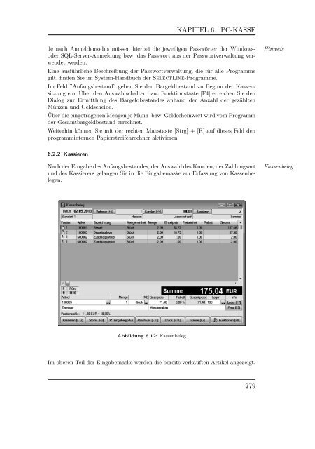 Handbuch Warenwirtschaft SelectLine (PDF)