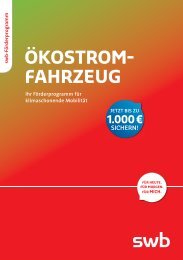 Ihr Förderprogramm für klimaschonende Mobilität pdf - Swb