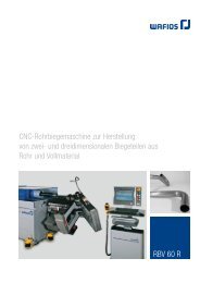 CNC-Rohrbiegemaschine zur Herstellung von zwei- und ...